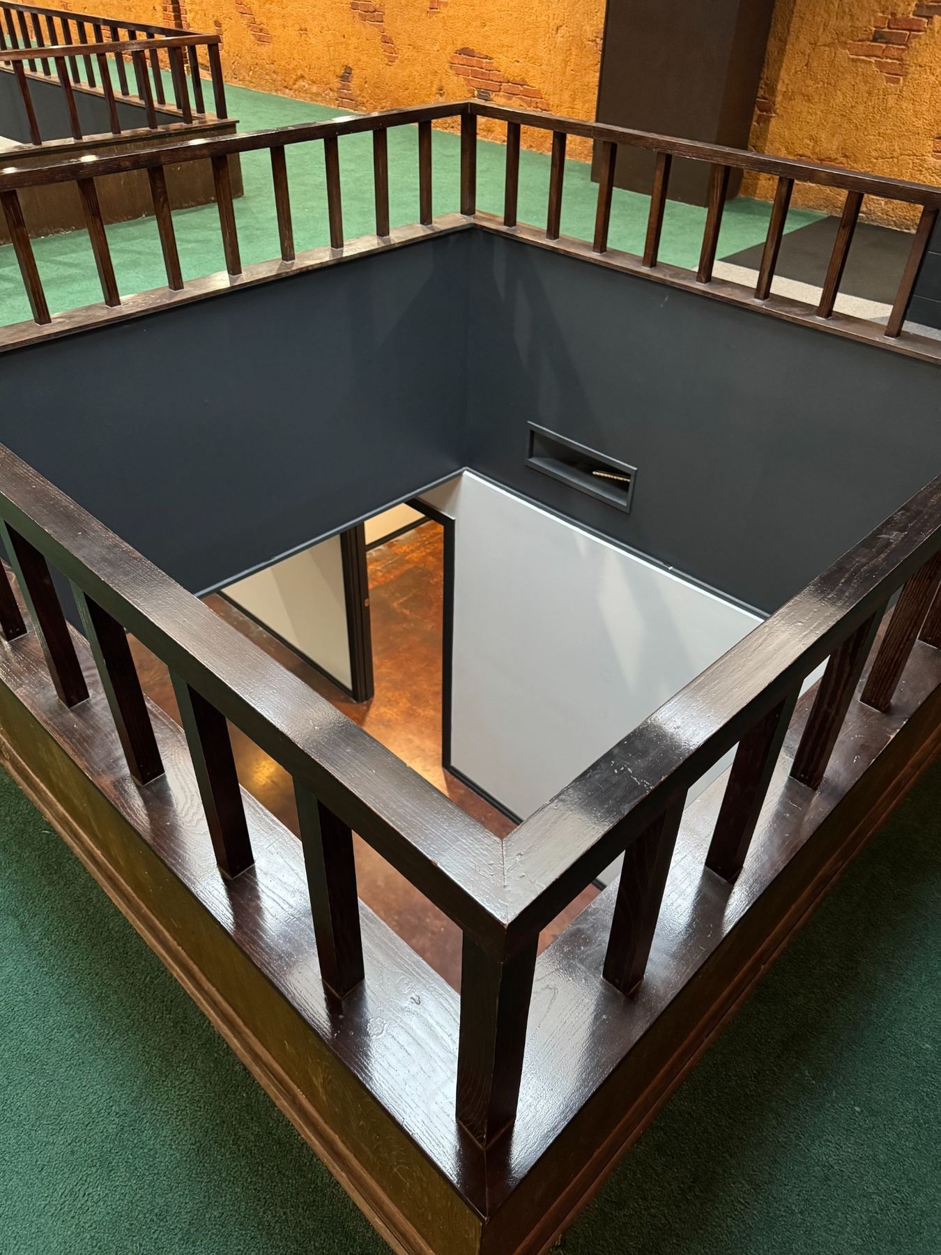Upper level overlooking main floor